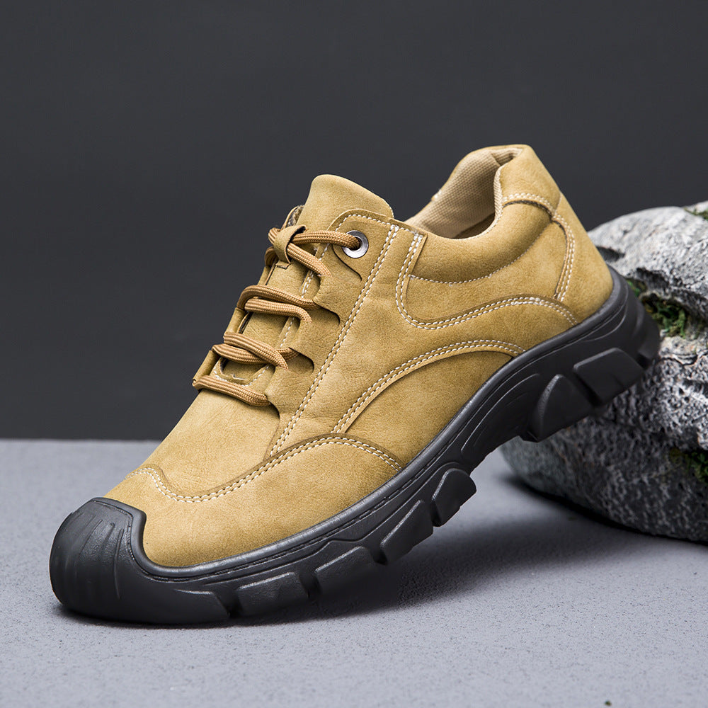 ⏰Sconto del 70% oggi - Non perdete l'occasione! 👞Nuovissime scarpe ortopediche in pelle scamosciata, impermeabili e antiscivolo🦶 Alleviano facilmente il dolore ai piedi