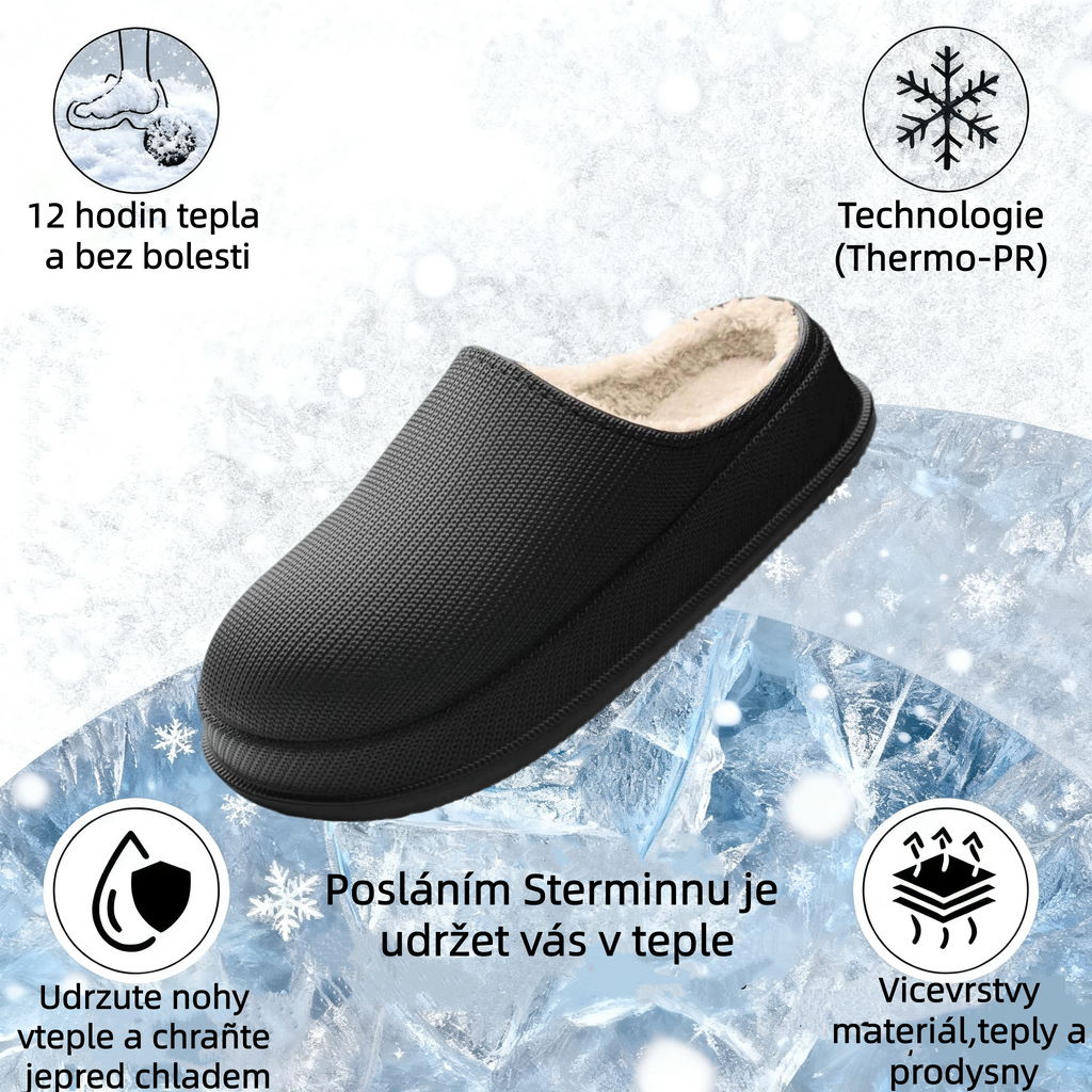 (🔥🚨 Časově omezená sleva 61 % - Poslední den!!) Vlněné pantofle Steminn - Ergonomické a protiskluzové zimní pantofleVlněné pantofle Sterminn - Ergonomické a protiskluzové zimní pantofle