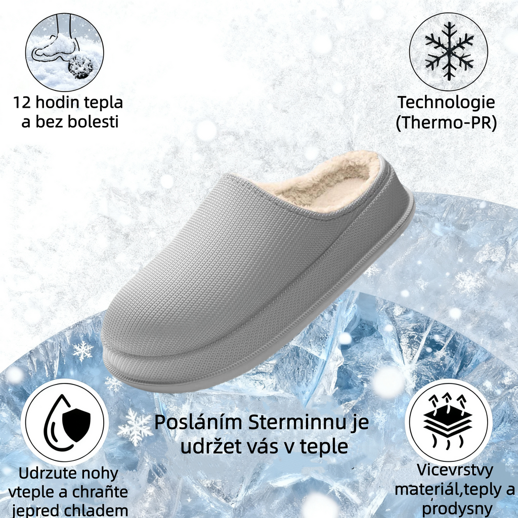 (🔥🚨 Časově omezená sleva 61 % - Poslední den!!) Vlněné pantofle Steminn - Ergonomické a protiskluzové zimní pantofleVlněné pantofle Sterminn - Ergonomické a protiskluzové zimní pantofle