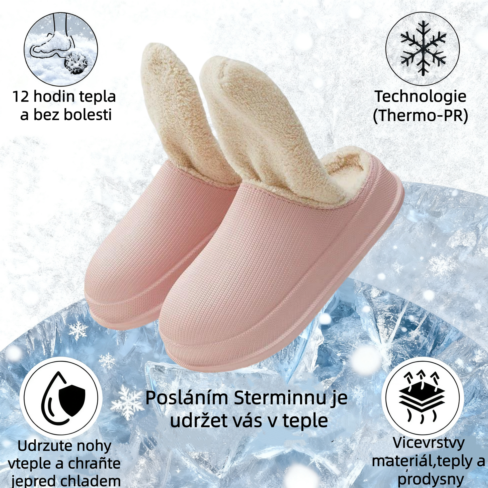 (🔥🚨 Časově omezená sleva 61 % - Poslední den!!) Vlněné pantofle Steminn - Ergonomické a protiskluzové zimní pantofleVlněné pantofle Sterminn - Ergonomické a protiskluzové zimní pantofle