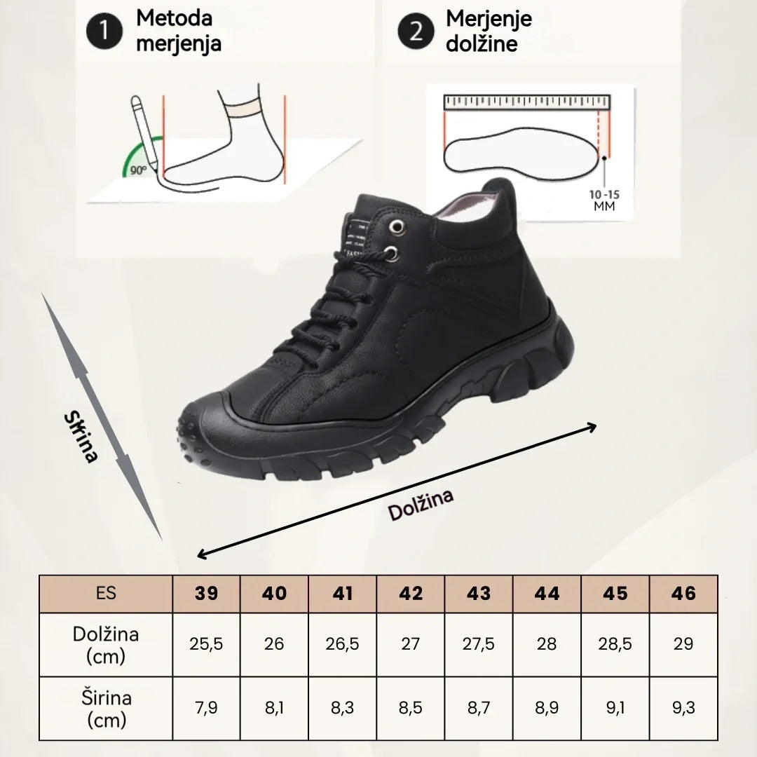 🔥Časově omezená nabídka, dnes sleva 70 %! ⏰ - ROOREN® protiskluzové, teplé turistické boty, vědecky navržené ortopedické boty, které účinně ulevují od bolesti nohou, zad a kolen!