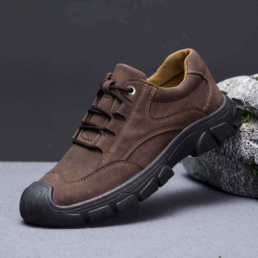⏰Sconto del 70% oggi - Non perdete l'occasione! 👞Nuovissime scarpe ortopediche in pelle scamosciata, impermeabili e antiscivolo🦶 Alleviano facilmente il dolore ai piedi
