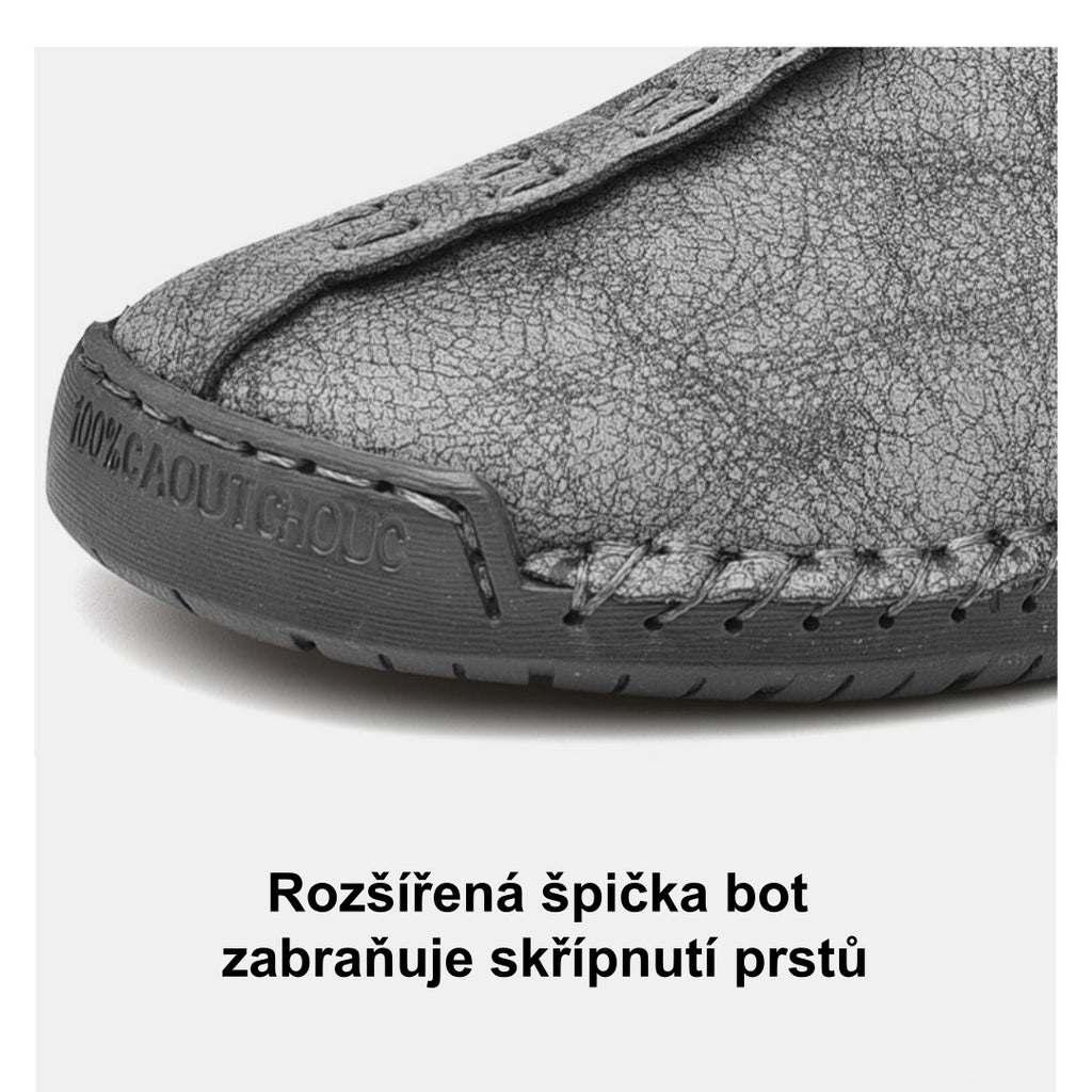 【⏰Časově omezená sleva 50 % – Nenechte si ji ujít】Ergonomická ortopedická obuv – ✅️ Korekce držení těla při chůzi – Voděodolná a protiskluzová 👞 Vybraná italská kůže