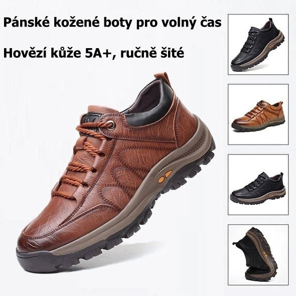 【⏰Časově omezená nabídka: sleva 70 % – Nenechte si ji ujít!】Ergonomická ortopedická obuv – ✅️Koriguje držení těla při chůzi a zmírňuje bolest nohou – Nově vylepšená voděodolnost a protiskluzovost 👞Vybraná australská kůže