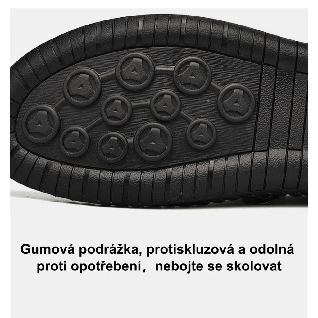【⏰Časově omezená sleva 50 % – Nenechte si ji ujít】Ergonomická ortopedická obuv – ✅️ Korekce držení těla při chůzi – Voděodolná a protiskluzová 👞 Vybraná italská kůže
