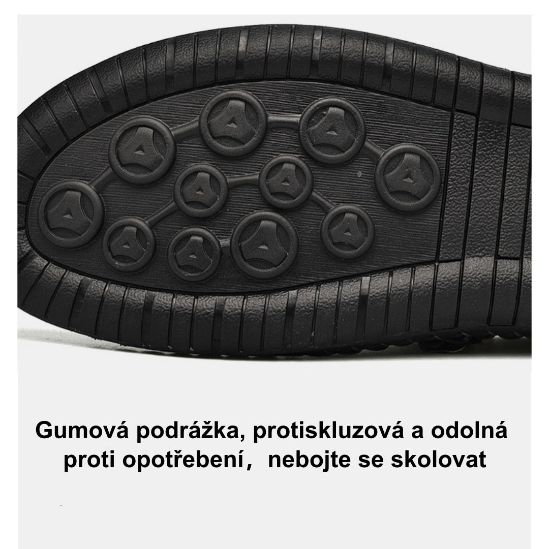 【⏰Časově omezená sleva 50 % – Nenechte si ji ujít】Ergonomická ortopedická obuv – ✅️ Korekce držení těla při chůzi – Voděodolná a protiskluzová 👞 Vybraná italská kůže
