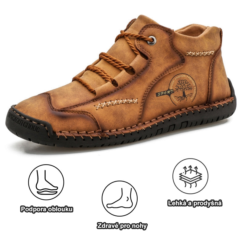 🔥dnes sleva 50 % - nenechte si ji ujít ⏰-ROOREN® Měkké a pohodlné italské ručně vyráběné kožené boty - Ergonomický design