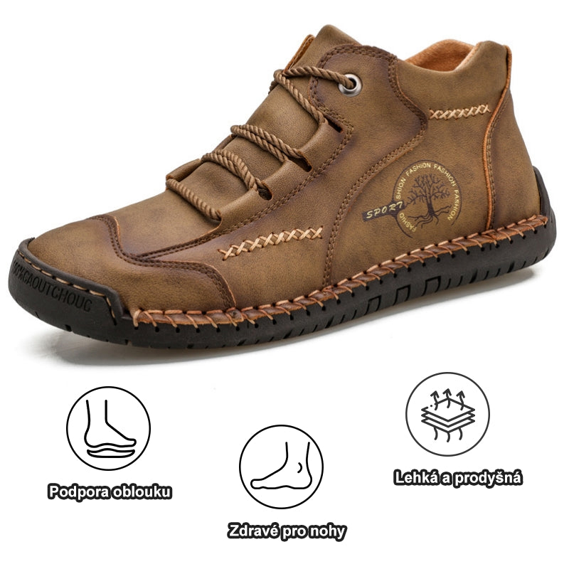 🔥dnes sleva 50 % - nenechte si ji ujít ⏰-ROOREN® Měkké a pohodlné italské ručně vyráběné kožené boty - Ergonomický design