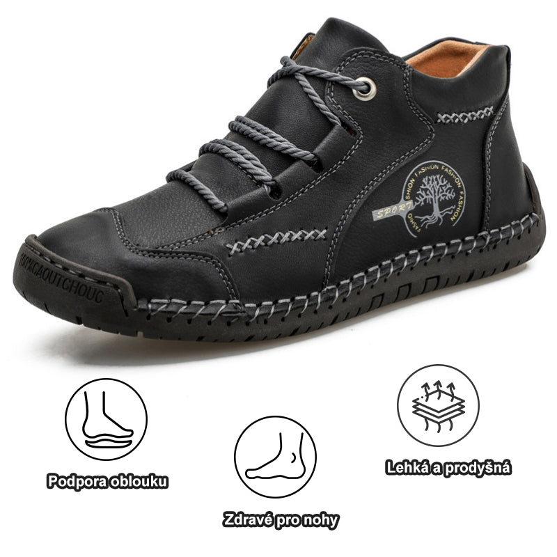 🔥dnes sleva 50 % - nenechte si ji ujít ⏰-ROOREN® Měkké a pohodlné italské ručně vyráběné kožené boty - Ergonomický design