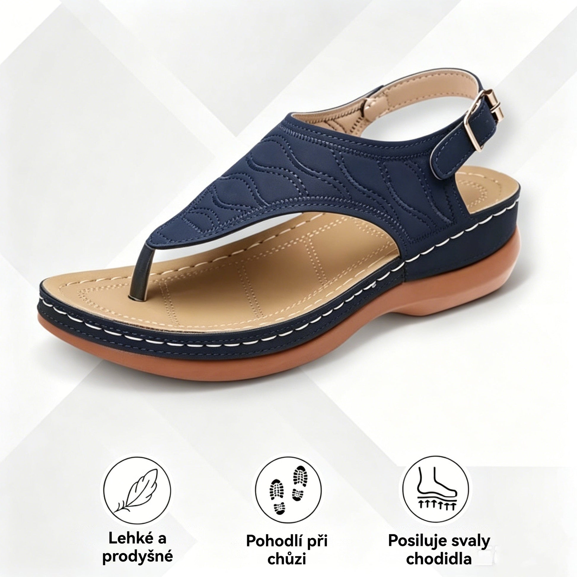 ⏰ Dnešní speciál: Poloviční cena | Letní ortopedické sandály OrthoComfort® | Podpora klenby pro pohodlnou chůzi bez bolesti