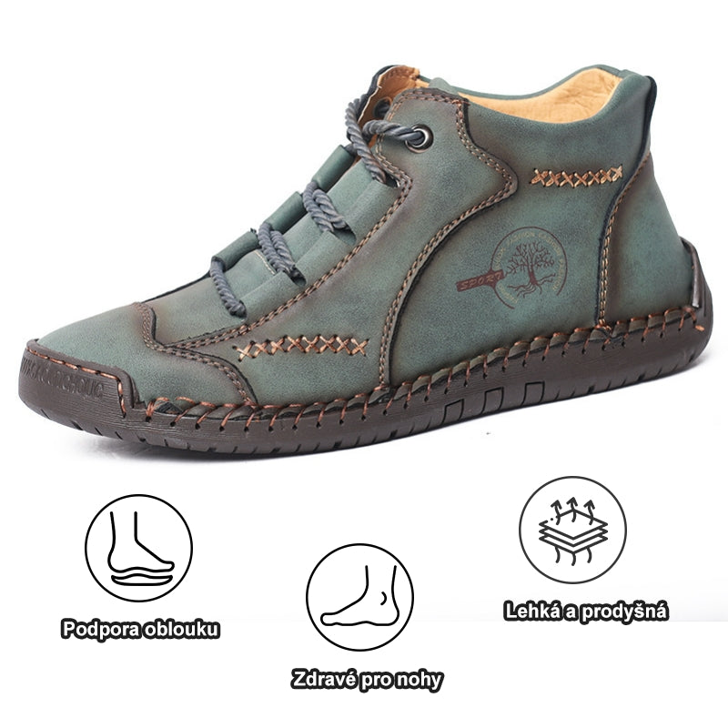 🔥dnes sleva 50 % - nenechte si ji ujít ⏰-ROOREN® Měkké a pohodlné italské ručně vyráběné kožené boty - Ergonomický design