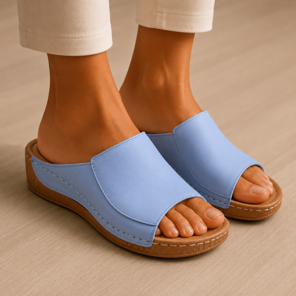 VivaStep Sandalen - Anatomisch entlastende & rutschfeste Sandalen | Ergonomisches Design