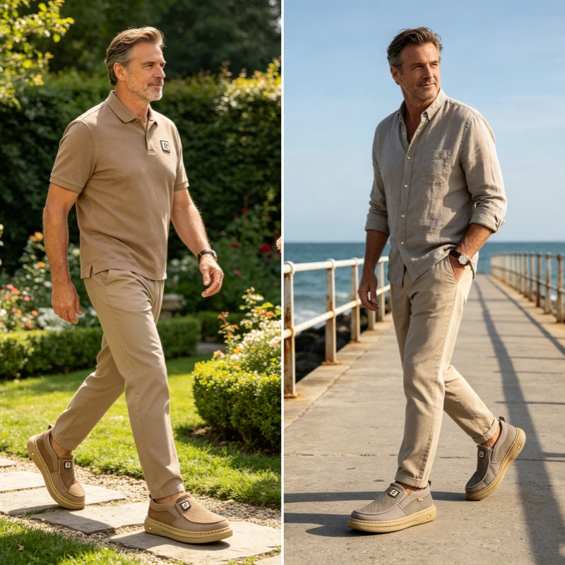 🎁 Speciální nabídka: sleva 60 % 🎁 Pánská ortopedická vycházková obuv ROOREN® — Prodyšný síťovaný design 👟 Voděodolná a protiskluzová ✅ Podpora klenby — Pohodlná chůze.