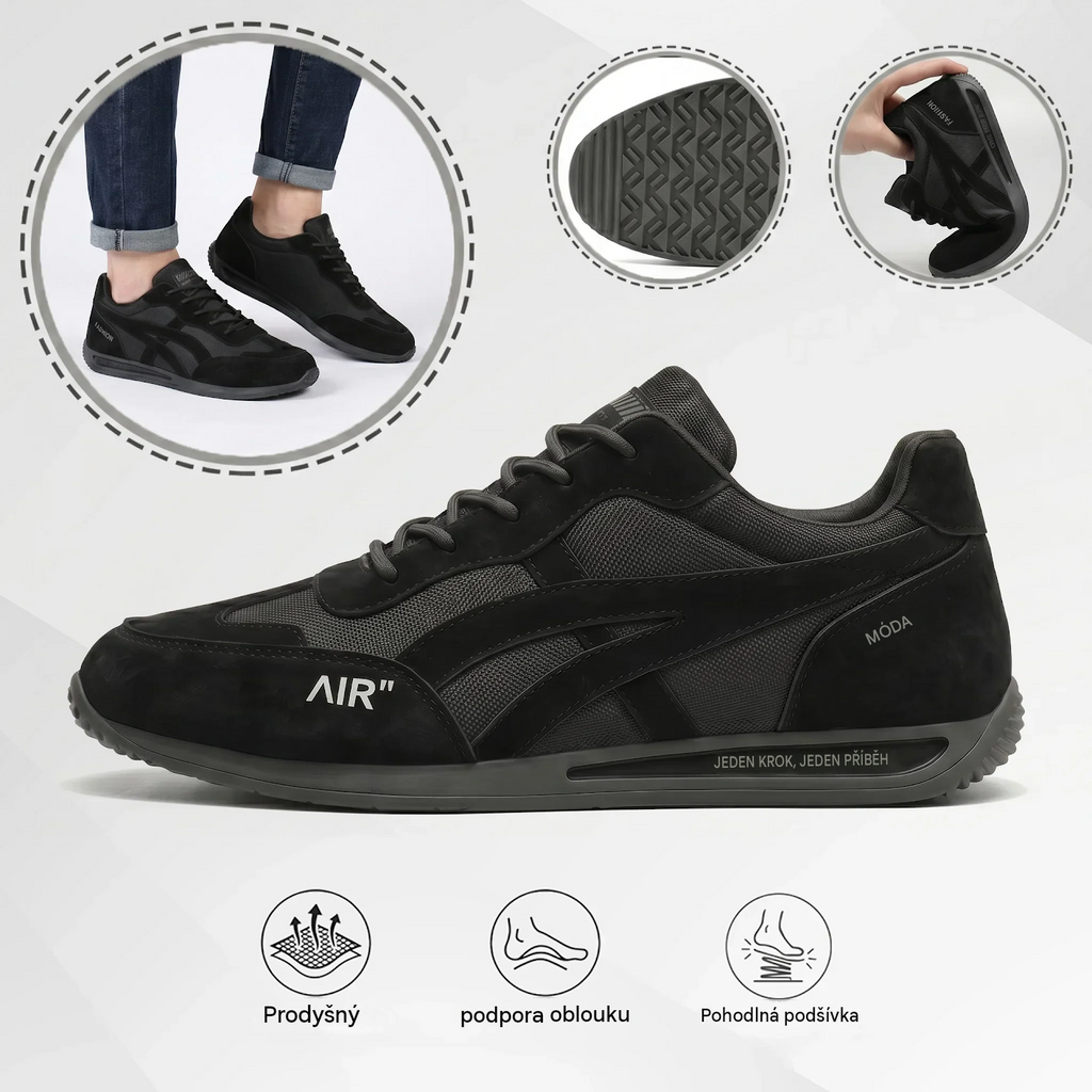 🔥 Dnešní speciální nabídka s 70% slevou🎁Pánské ortopedické vycházkové boty ✅ Prodyšné a protiskluzové - Rozlučte se s bolestí nohou a užívejte si celodenní pohodlí!
