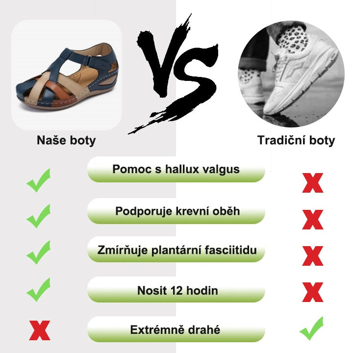🎁Dnes za poloviční cenu - nenechte si to ujít|Ergonomicky tvarované ortopedické sandály - bezbolestná chůze👞usnadňují chůzi