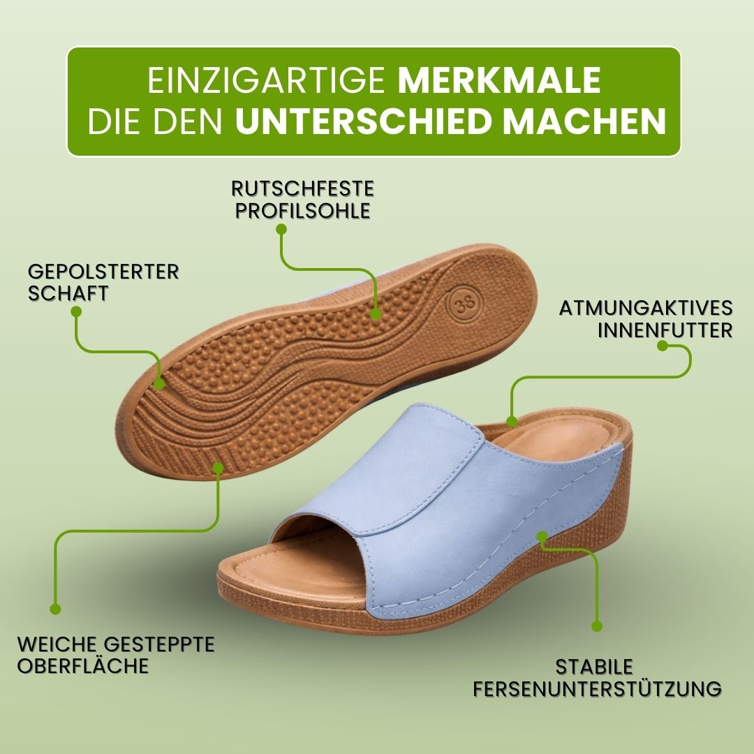 VivaStep Sandalen - Anatomisch entlastende & rutschfeste Sandalen | Ergonomisches Design