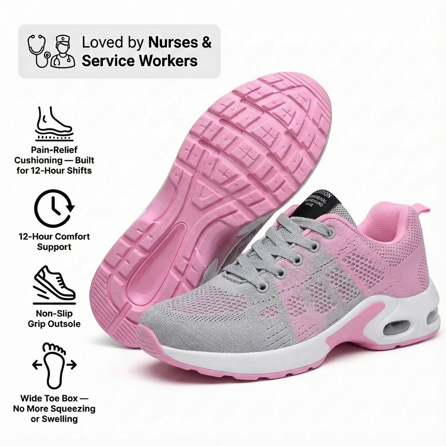 (🔥 Časově omezená sleva 70 % – Nenechte si ji ujít!) Ortopedická obuv ROOREN® – 👞 – Měkká, pohodlná, odolná, protiskluzová a prodyšná. Podpora klenby, úleva od bolesti, unisex.