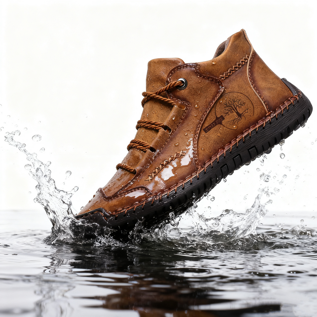 【⏰Dnes sleva 70 % - Končí brzy🔥】Protiskluzová a hřejivá turistická obuv ROOREN® - Vyrobena z italské hovězí kůže, s konstrukcí na podporu klenby, pohodlná a odolná, zmírňuje nepohodlí nohou!