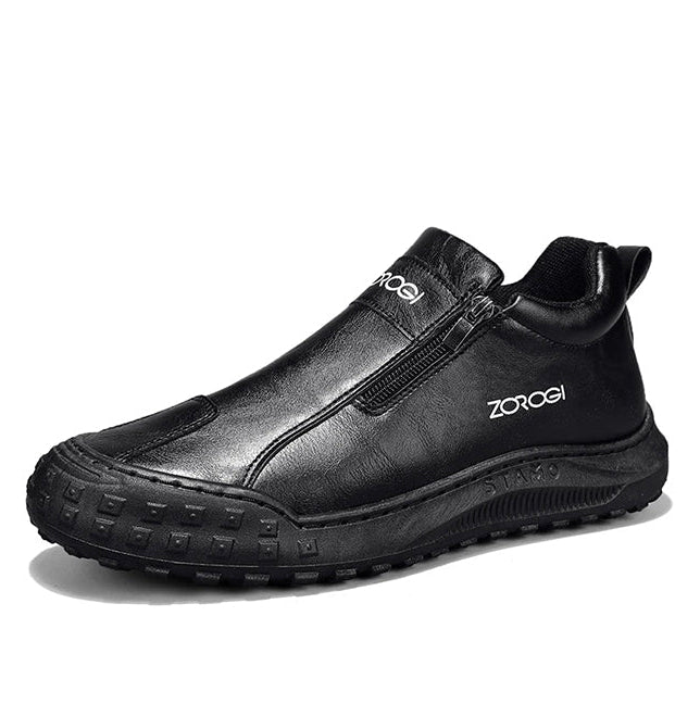 (🔥50% sleva⏰) Pánské pohodlné boty s bočním zipem - ergonomický design, měkká a protiskluzová podrážka