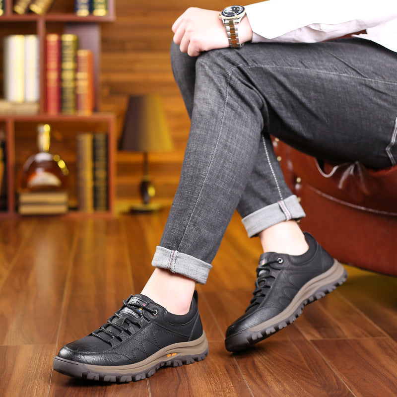 【⏰Dnes sleva 70 % - Končí brzy🔥】Protiskluzová a hřejivá turistická obuv ROOREN® - Vyrobena z italské hovězí kůže, s konstrukcí na podporu klenby, pohodlná a odolná, zmírňuje nepohodlí nohou!