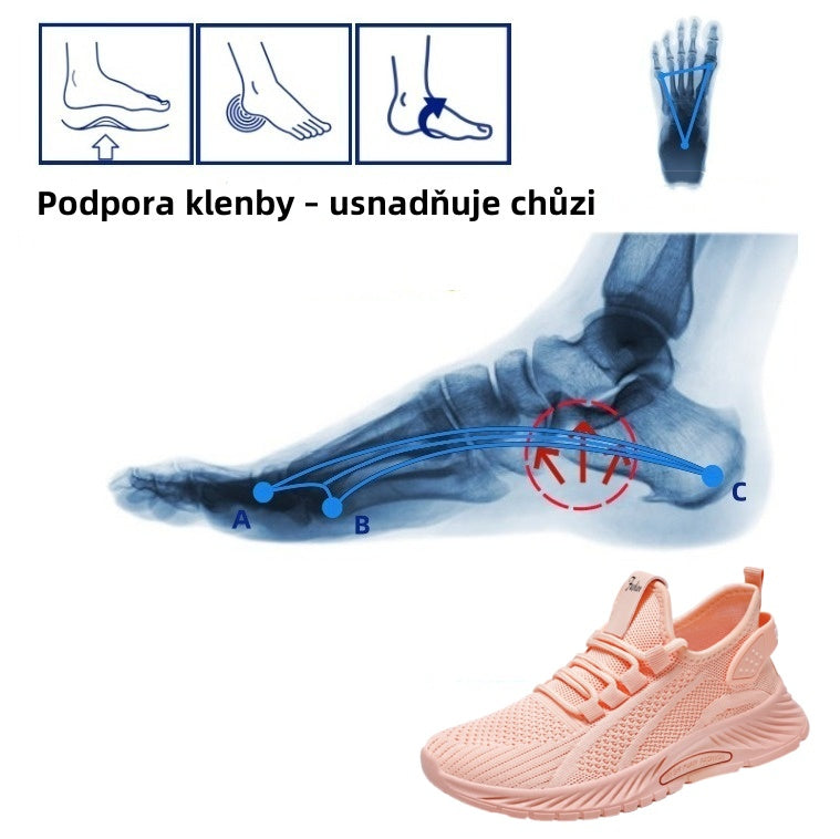 【🔥Dnes za poloviční cenu - Nenechte si to ujít】Ergonomická ortopedická obuv,Nejlepší tenisky - lehká, pohodlná, měkká a prodyšná. Snadno se zbavte bolesti nohou👞 Usnadněte si chůzi