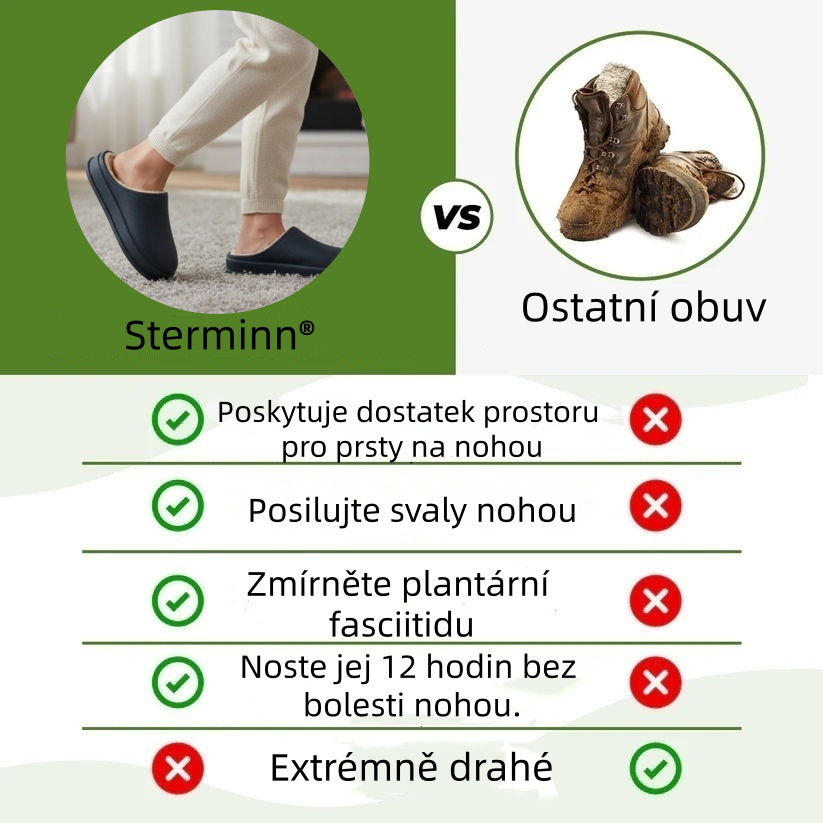 (🔥🚨 Časově omezená sleva 61 % - Poslední den!!) Vlněné pantofle Steminn - Ergonomické a protiskluzové zimní pantofleVlněné pantofle Sterminn - Ergonomické a protiskluzové zimní pantofle