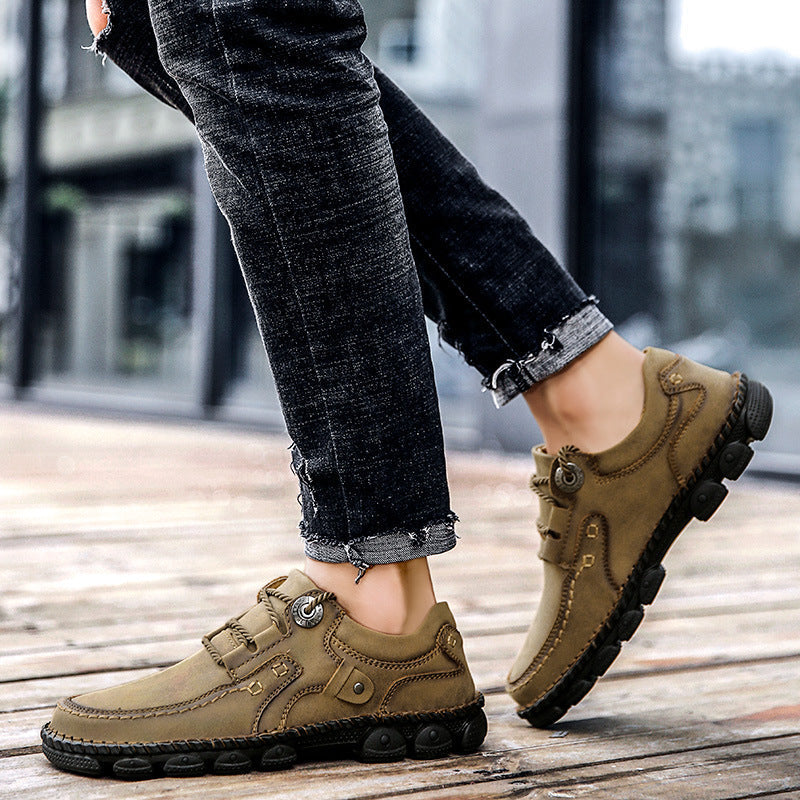 🐂 Sapatos ortopédicos para homem feitos em pele de bezerro👞 Costurados à mão✅ Alivia as dores nos pés - Caminhada confortável