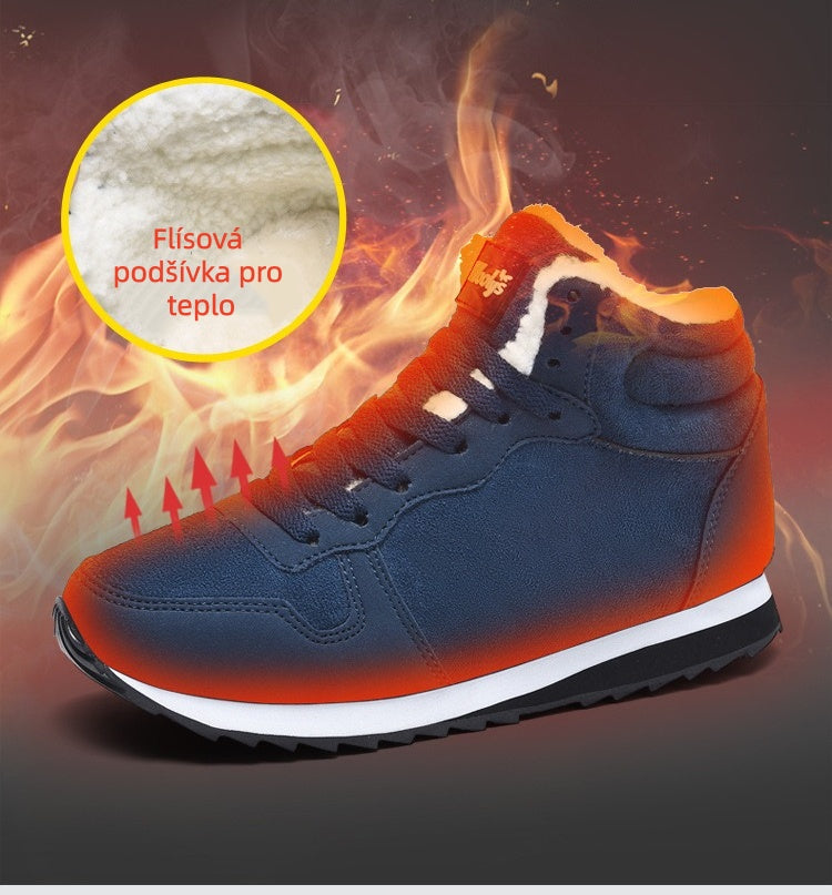 (🔥🚨Časově omezená sleva 67 % - Poslední den!!) Měkké a pohodlné sněhule vyrobené z pravé vlny a dovážené prémiové italské kůže (podpora klenby - usnadňuje chůzi)