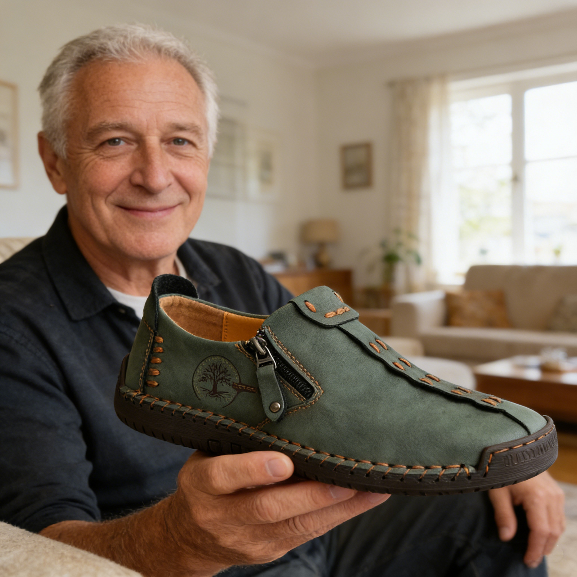 【⏰Časově omezená sleva 50 % – Nenechte si ji ujít】Ergonomická ortopedická obuv – ✅️ Korekce držení těla při chůzi – Voděodolná a protiskluzová 👞 Vybraná italská kůže