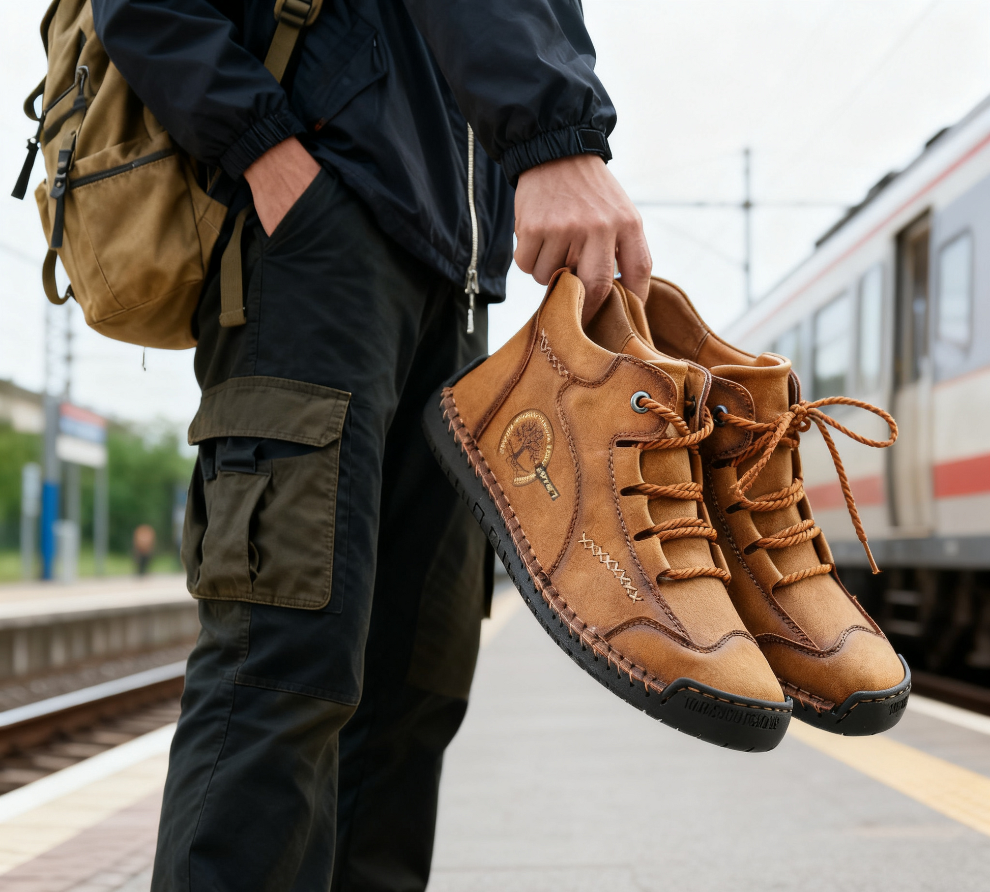 【🚨⏰Dnes sleva 69% - brzy končí🔥】Vyrobeno z prémiové telecí kůže🐂, s integrovanými podložkami pro podporu klenby, pohodlné a odolné, zcela uvolňující tlak na vaše nohy při dlouhém stání nebo chůzi!