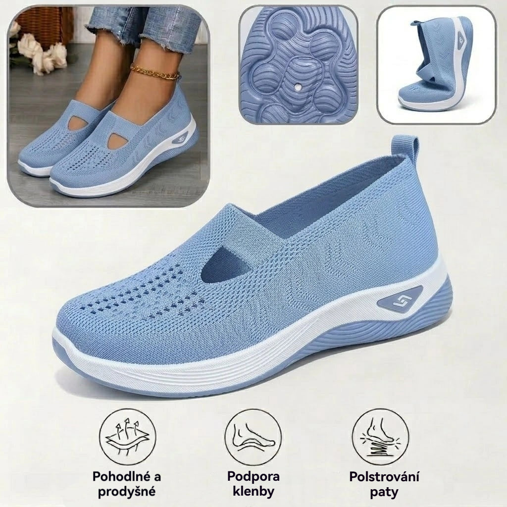 ⏰ 69% sleva 👟 Ergonomická letní ortopedická obuv | Prodyšná a lehká ✅ Ulevuje od bolesti nohou | Snadné nazouvání a zouvání