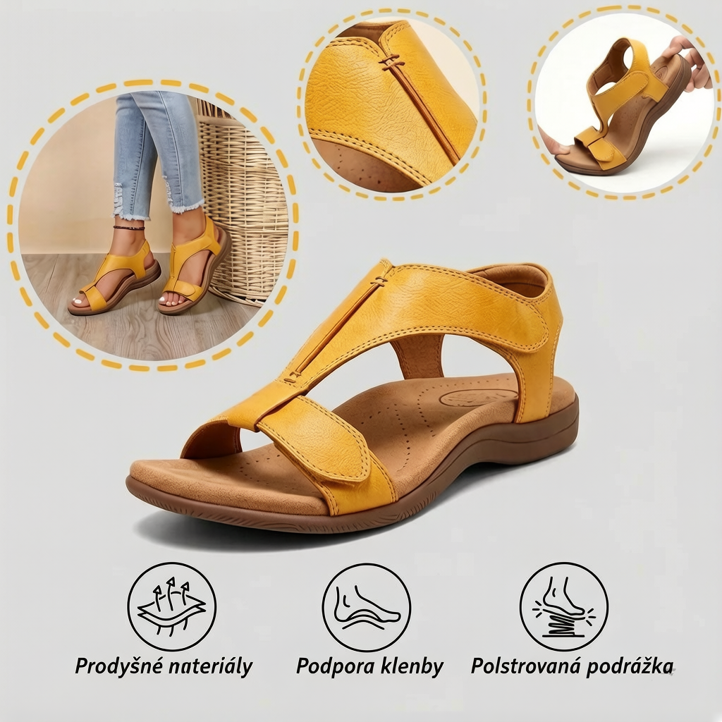 ⏰ Dnešní speciální nabídka: 50% sleva | Letní ortopedické sandály ROOREN® | Podpora klenby, pohodlná a bezbolestná chůze