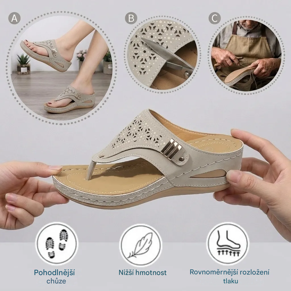 🔥 Ograniczona czasowo zniżka 50%! Letnie sandały ortopedyczne – ergonomiczne, wygodne i oddychające, które łagodzą ból. ✅