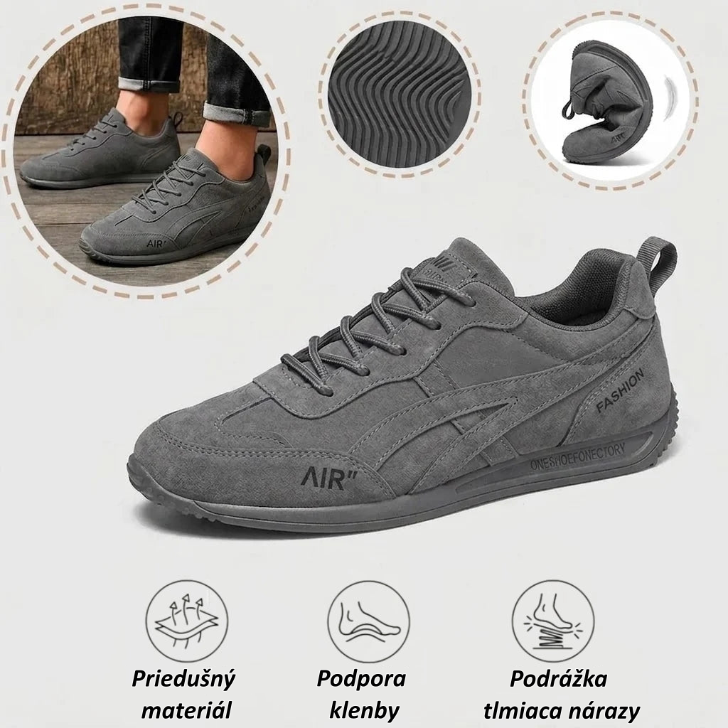 【⏰ Poslední den – sleva 70 %! Nenechte si to ujít!】 Ergonomicky navržená ortopedická obuv tlumící nárazy – ✅️ ortopedická obuv z pravé kůže, speciálně navržená pro evropské muže.