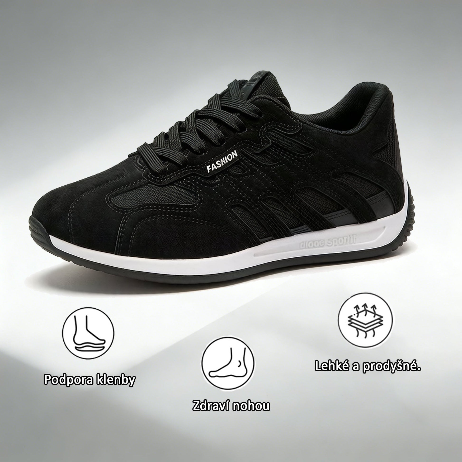 🔥 50% sleva | Prodyšná ortopedická obuv Ventorte® | Poskytuje oporu klenby, zmírňuje bolest a usnadňuje chůzi