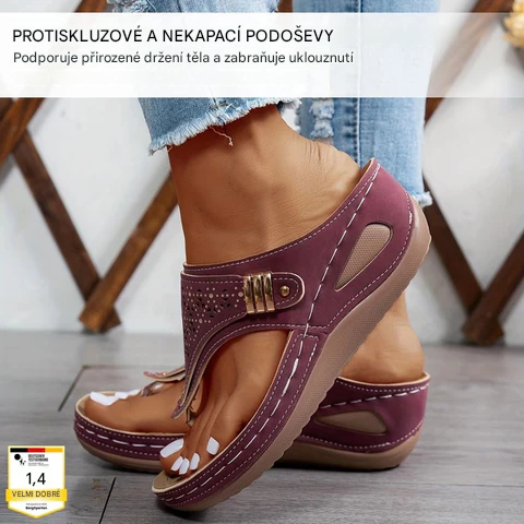 Ortopedické sandály Rooren: Ergonomické a protiskluzové sandály, které zmírňují bolest nohou.
