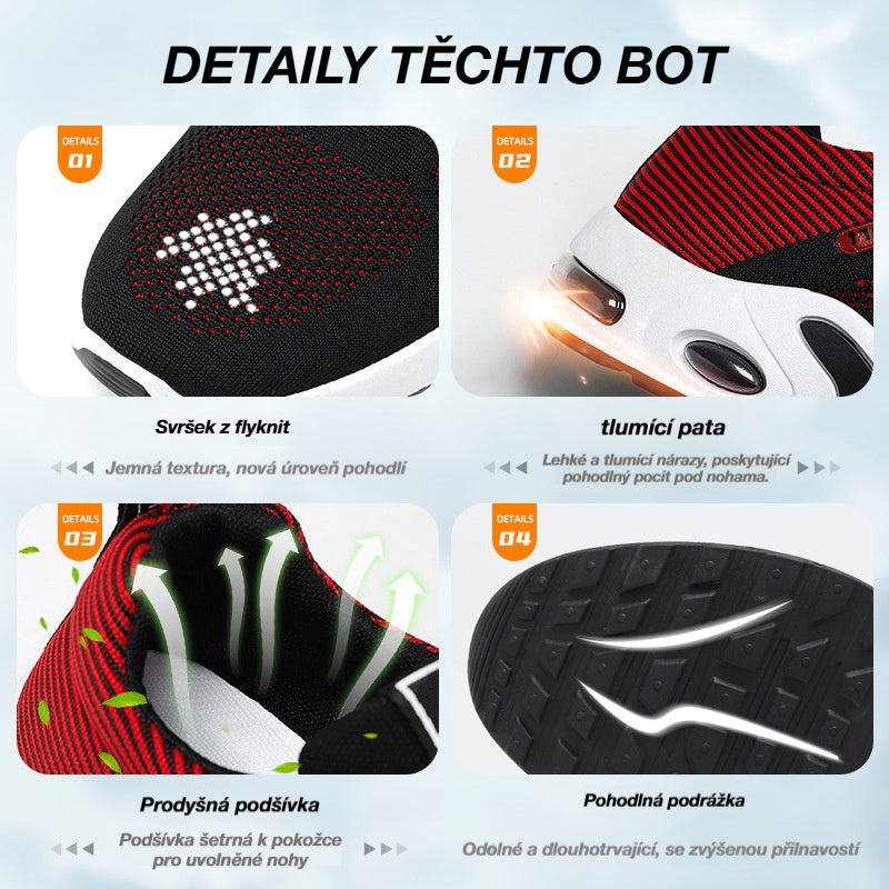 Pohodlná vycházková obuv ROOREN® | Ergonomicky tvarovaná ortopedická obuv | Měkká podrážka a podpora klenby pomáhají účinně zmírnit bolest nohou!