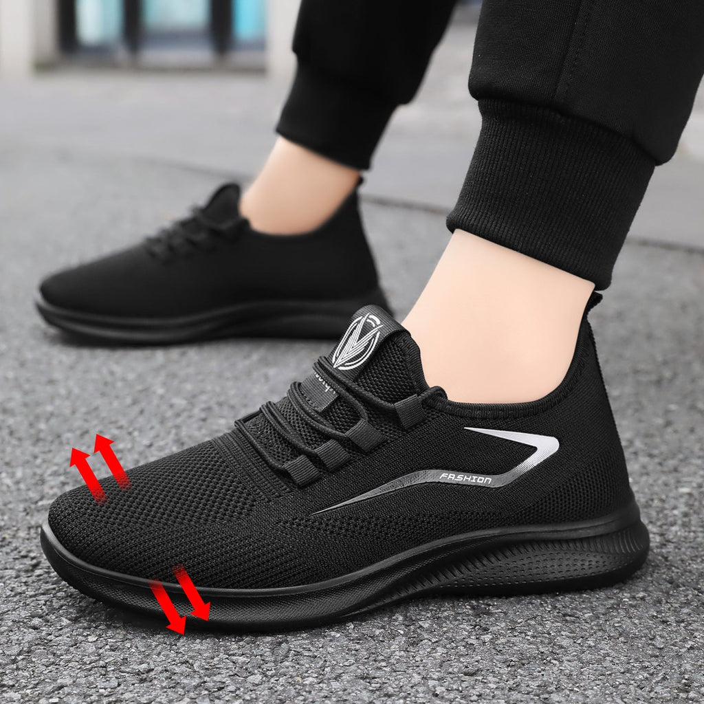 Ortopedické sportovní boty se síťovinou – s podporou klenby, zmírňující bolest; měkké a tlumící nárazy.