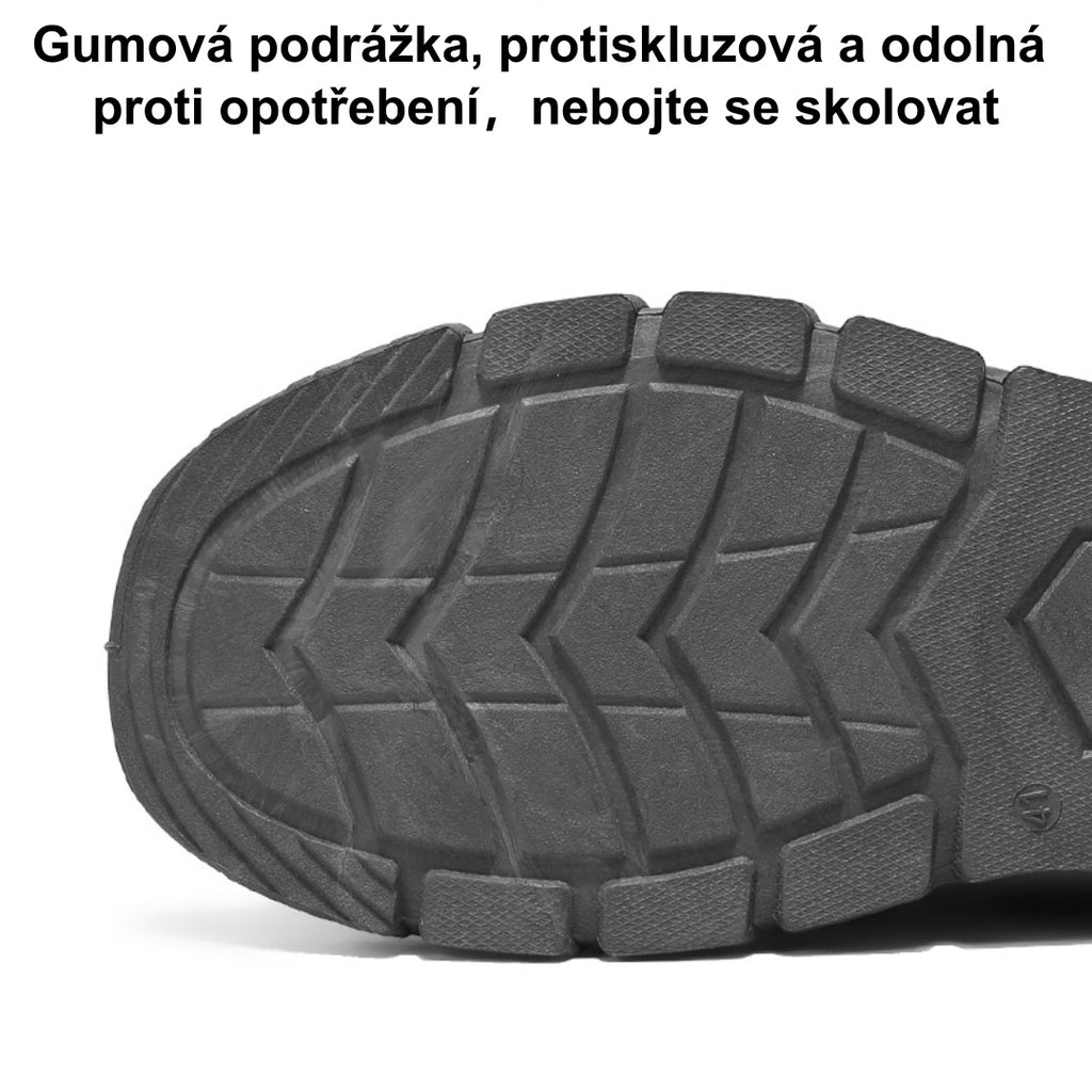 【⏰Dnes sleva 70 % - brzy končí🔥】Protiskluzová turistická obuv ROOREN® - Vyrobena z italské hovězí kůže, s oporou klenby, pohodlná a odolná, zmírňuje nepohodlí chodidel!