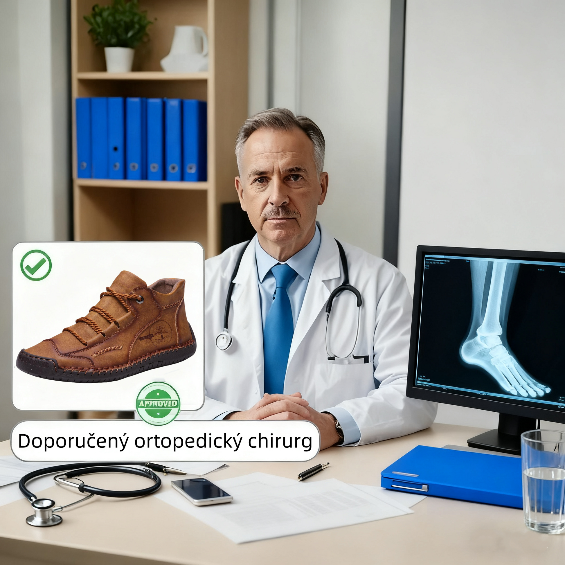 【⏰Dnes sleva 70 % - Končí brzy🔥】Protiskluzové a nepromokavé turistické boty ROOREN® - Vyrobené z italské hovězí kůže, s konstrukcí pro podporu klenby, pohodlné a odolné, zmírňují nepohodlí nohou!
