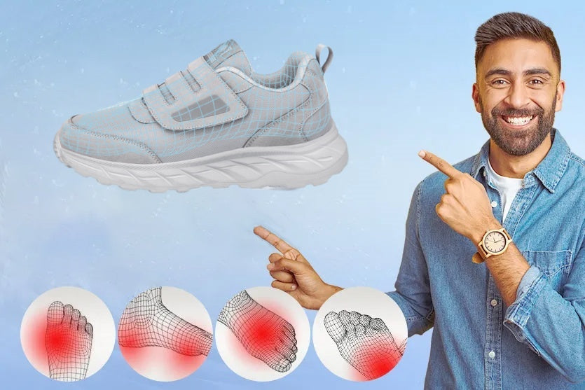 (🔥Dnes sleva 50 % – nenechte si ji ujít) ⏰Ergonomická – měkká a pohodlná ortopedická obuv pro volný čas/sport (podpora klenby, podpora chůze)