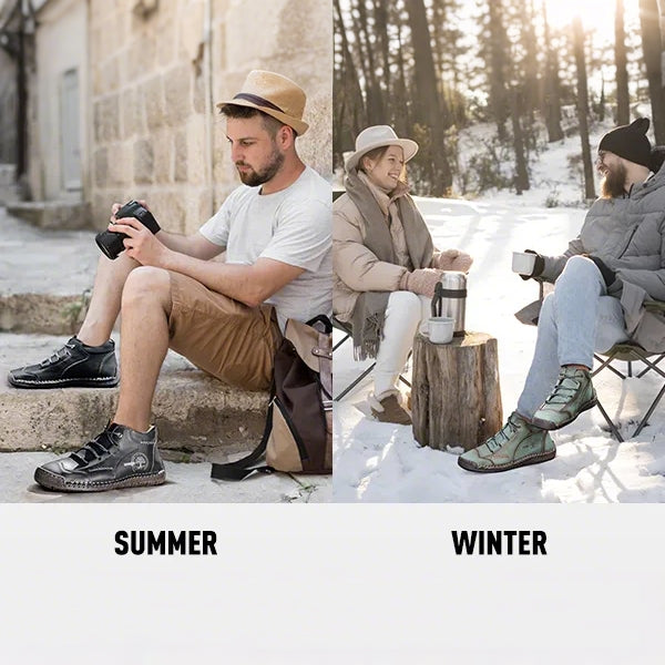 🔥dnes sleva 50 % - nenechte si ji ujít ⏰-ROOREN® Měkké a pohodlné italské ručně vyráběné kožené boty - Ergonomický design