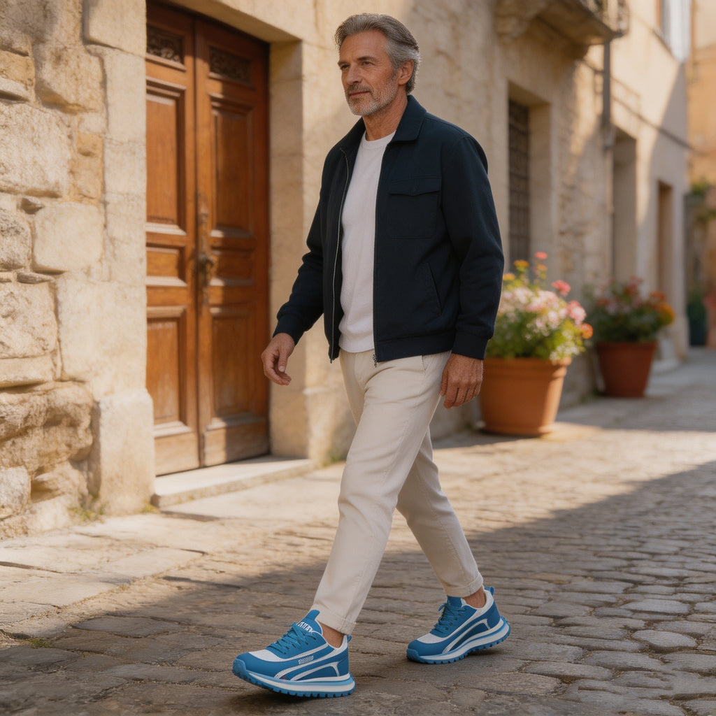 ⏰Poslední den, sleva 50 %! Nenechte si to ujít! 🔥Ergonomicky tvarovaná ortopedická obuv s tlumením nárazů, ✅️Zdravá ortopedická obuv navržená speciálně pro evropské muže.