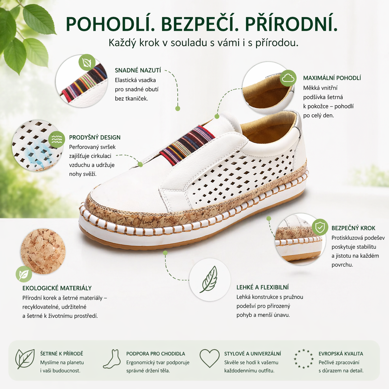 🎁Poslední den na využití 50% slevy! Nenechte si ujít příležitost! ⏰Ulevit od bolesti nohou a fasciitidy - Pohodlná a prodyšná ortopedická obuv🔴