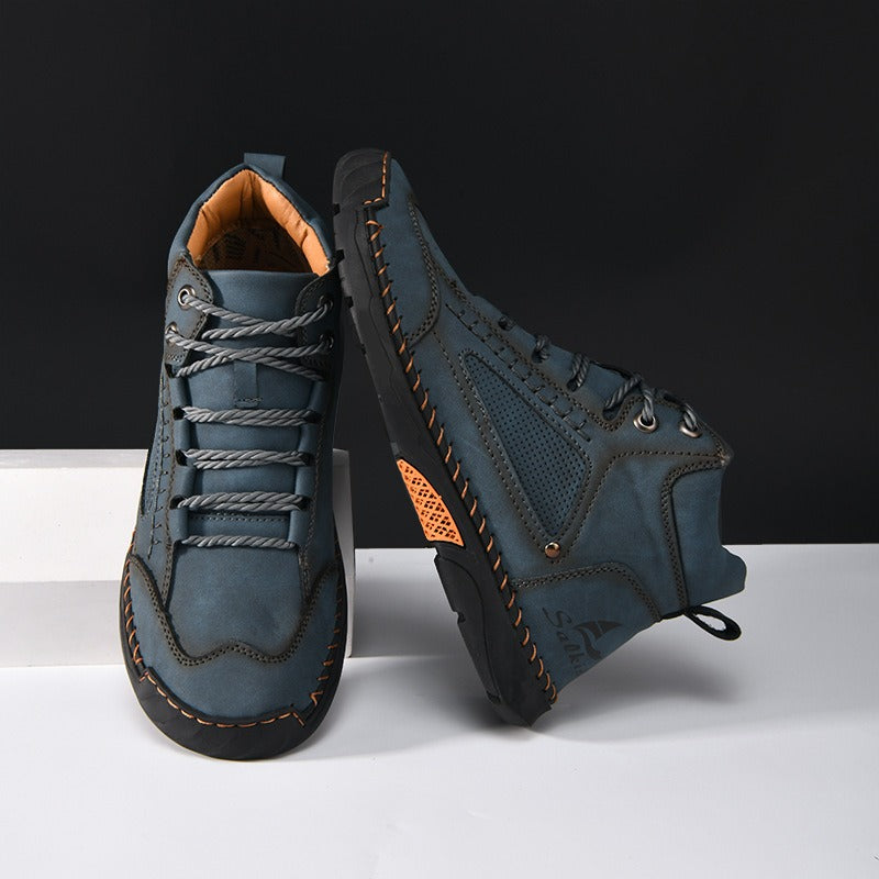 [⏰Dnes sleva 60 % - 🔥Bláznivý bestseller] Pohodlná a elegantní pánská ortopedická obuv vyrobená z ručně šité italské kůže 👞