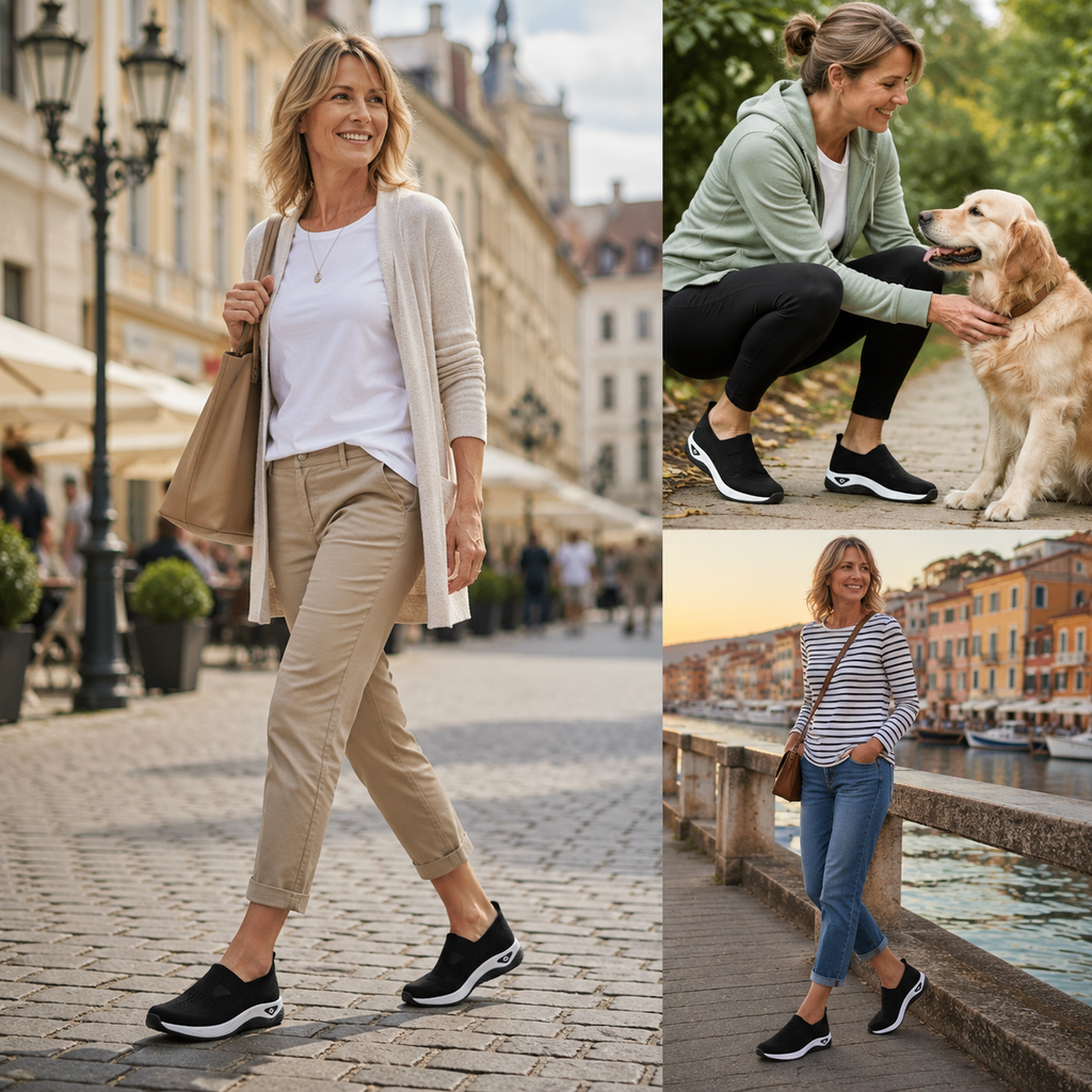 🔥 Zapatos ortopédicos de verano para mujer | Diseño ergonómico, soporte para el arco del pie, comodidad durante todo el día | Antideslizantes y transpirables ✅