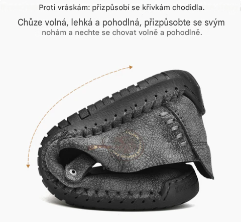 🔥Pánská ortopedická obuv z australské telecí kůže👞Ručně šitá✅Pohodlná chůze, úleva od bolesti✅Nepromokavá a protiskluzová✅