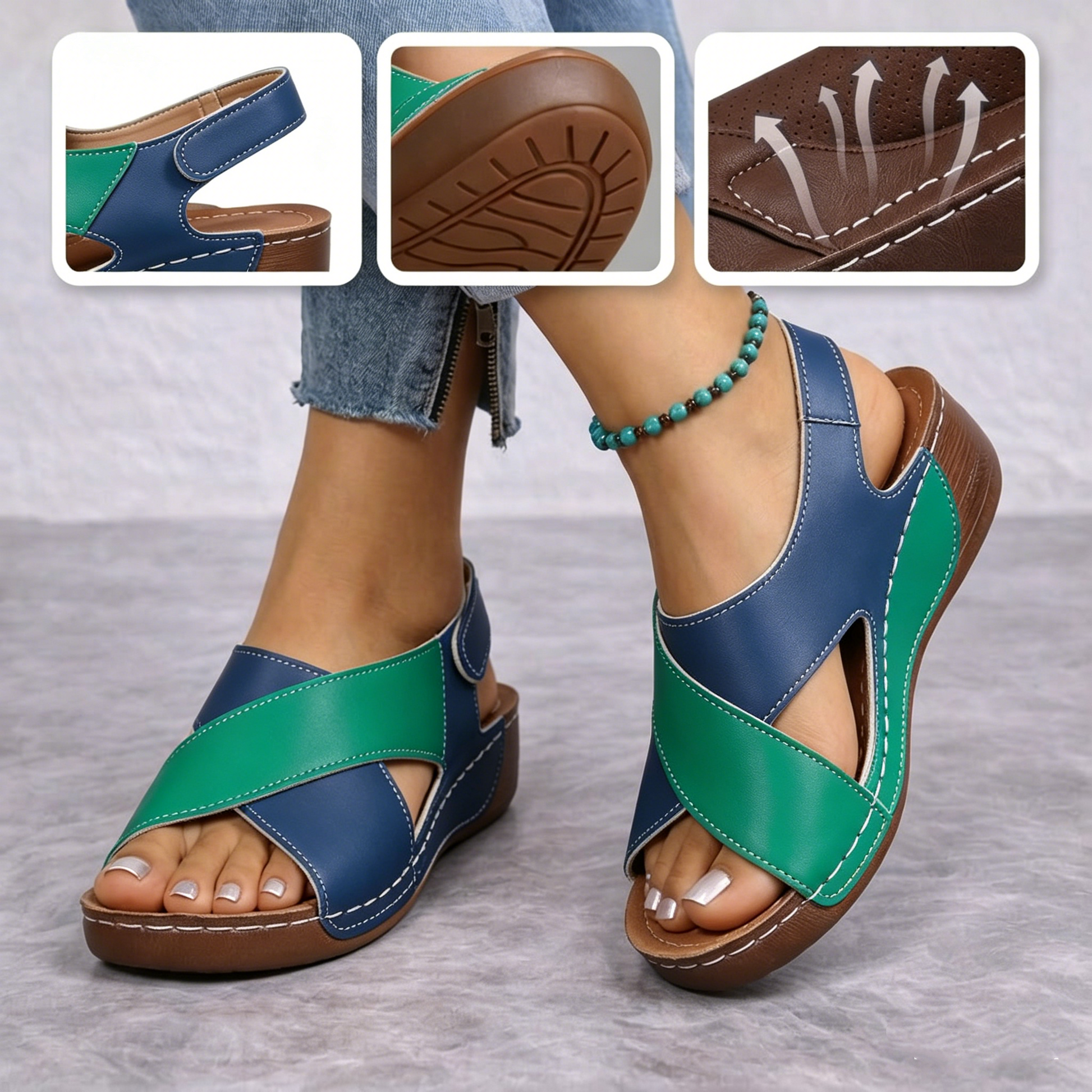 🔥 Časově omezená nabídka: sleva 50 %! Letní ortopedické sandály: ergonomicky tvarované pro pohodlí, prodyšnost a úlevu od bolesti ✅