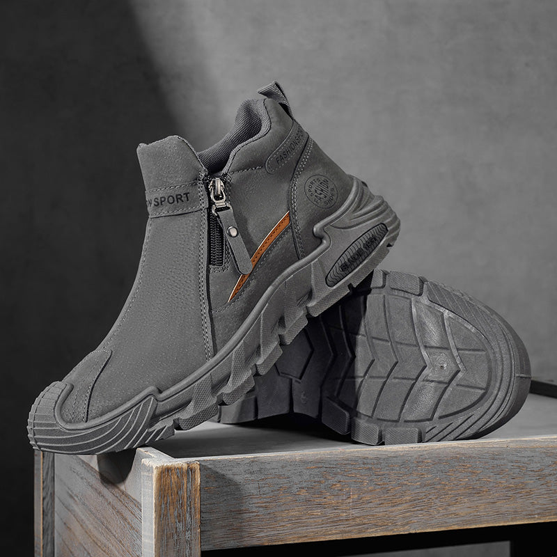 【⏰Dnes sleva 70 % - brzy končí🔥】Protiskluzová turistická obuv ROOREN® - Vyrobena z italské hovězí kůže, s oporou klenby, pohodlná a odolná, zmírňuje nepohodlí chodidel!