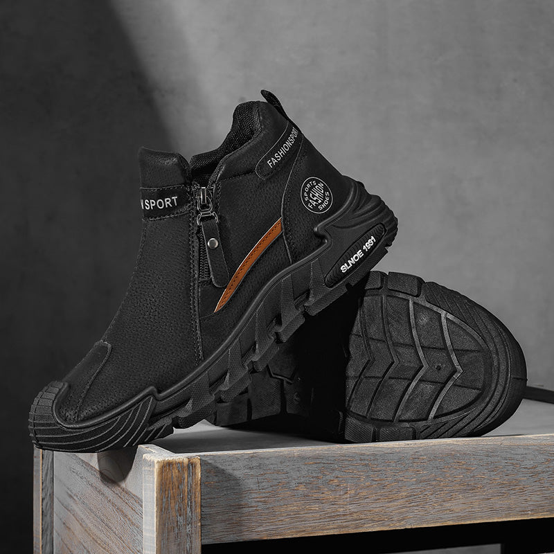 【⏰Dnes sleva 70 % - brzy končí🔥】Protiskluzová turistická obuv ROOREN® - Vyrobena z italské hovězí kůže, s oporou klenby, pohodlná a odolná, zmírňuje nepohodlí chodidel!